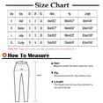 thumbnail image 3 of Women Work Pants Women'S Spring/Summer Mid-Waist Pocket Denim Overalls Casual Shorts Pants Khaki L, 3 of 8
