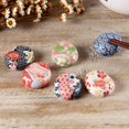 thumbnail image 2 of 6 Styles Japanese Ceramic Decorative Chopsticks Holder Rack Spoon Fork Rest New, 2 of 5