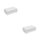 thumbnail image 1 of Monstrate Cajones organizadores apilables: engrosamiento y refuerzo para un almacenamiento organizado conveniente transparente Tamaño ancho pequeño 2Conjunto, 1 of 6