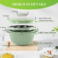 thumbnail image 4 of 4-1 Multifunctional Colander Set, Food Strainers and Colanders, Fruit Washing Bowl with Strainer, Rotatable Colander for Kitchen, 4 of 13