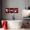 thumbnail image 2 of Hieng Blue Bathroom Decor Navy Bathtub Toilet Seat Wall Art Bathroom Rules Pictures Painting, 2 of 6