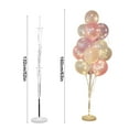 thumbnail image 3 of Inflatable Balloon Stand Kit with String Lights, 2 Sets Reusable Balloon Holders with 28 Balloons, Air Pump, for Birthday Wedding Anniversary Party Halloween Christmas Decorations, 3 of 6