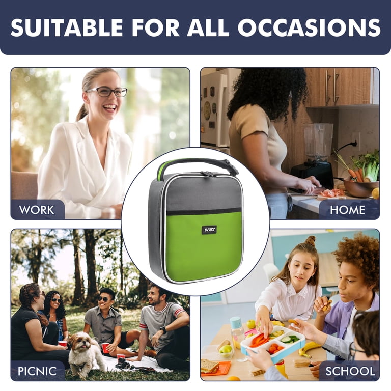 9-Can Insulated Lunch Bag, Green photo 6