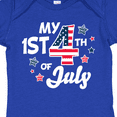 thumbnail image 4 of Inktastic My 1st 4th of July with Striped Stars Boys or Girls Baby Bodysuit, 4 of 5