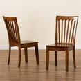 thumbnail image 4 of Bowery Hill Walnut Brown Finished Wood 2-Piece Dining Chair Set, 4 of 8