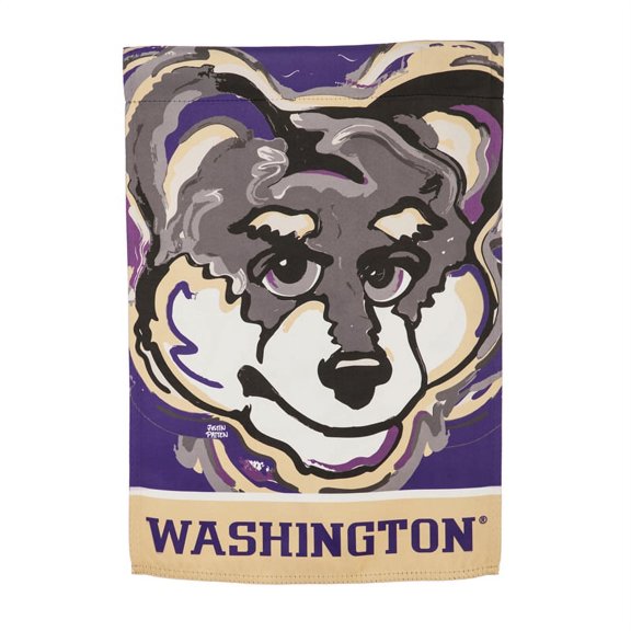 Evergreen Flag, University of Washington, Suede REG Justin Patten, 43'' x 0.3'' inches
