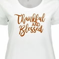 thumbnail image 4 of Inktastic Thankful and Blessed Women's Plus Size T-Shirt, 4 of 5