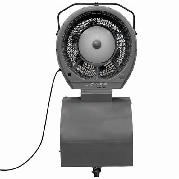 EcoJet 030401 18 gal Cyclone Reservoir Misting Fan, Gray - Cools up 800 sq ft.