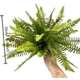 thumbnail image 3 of Dadiaei Artificial Eucalyptus Leaves Stems with Boston Fern, UV Resistant Fake Greenery Branches for Vase, Wedding, Floral Arrangements, Indoor Outdoor Home Decor, Faux Shrub Bushes, 24 Inches, 3 of 8