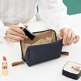 thumbnail image 5 of Portable Cosmetic Bag Polyester Zipper Pouch Large Capacity Cosmetic Organizer For Women, 5 of 5