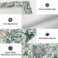 thumbnail image 5 of Boho Sage Green Floral Outdoor Rug 5x7 Ft, Non Slip Washable Area Rug, Farmhouse Botanical Vintage Paisley Flower Patio Rugs Carpet Runner, Large Floor Mat for Indoor/Outdoor Deck Porch Camping, 5 of 8