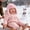 Pink, variant on FSYBOA Boys Fleece Beanie Hats Size 3-5T, Warm Stretchy Cute Ear Flaps Winter Headwear Blue