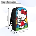 thumbnail image 4 of Hello Kitty Backpack, Travel Laptop Backpack, Water Resistant College School Computer Bag, Durable Daypack, Fit 16 Inch Notebook, 4 of 8