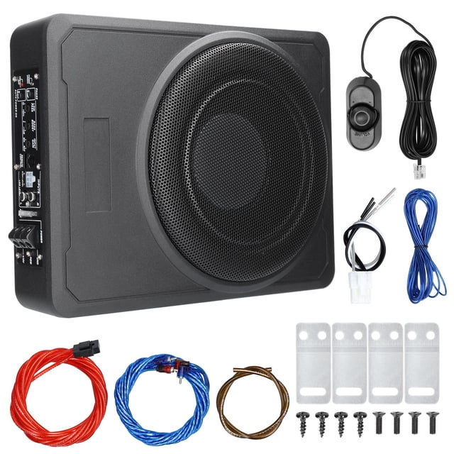 CAR SUBWOOFER DE CAR 10IN 800W RENDIMIENTO ESTABLE ALUMINIO DE ALUMINIO SUBWOOFER PARA 12 V BARCO MARINO PARA CAMIONES DE AUTOMÓVIL
