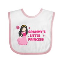 Inktastic Grammy's Little Princess Girls Baby Bib