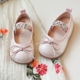 thumbnail image 2 of Staki Toddler Dress Shoes Girls Toddler Girls Flats Mary Jane Flower Girl Dress Shoes School Wedding Party Shoes(Red,12.5 Little Kid), 2 of 9