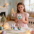 thumbnail image 6 of Living Room Shelf 7.87in 2D Acrylic Rabbit and Easter Egg Desktop Ornament Spring Table Centerpiece Easter Home Decoration Display Sign, 6 of 9