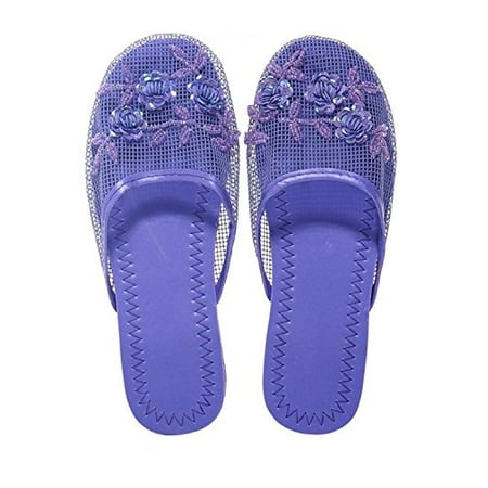 

Women s Mesh Slippers with Sequin Available in 15 Colors
