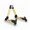 AL Gold, variant on 5 Core A-Frame Metal Ukulele Stand with Soft Padded Arms, Universal Holder for Ukulele, Banjo, Mini Guitar & Violin