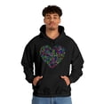 thumbnail image 6 of Peace And Love Peace Sign Heart Graphic Hoodie Sweatshirt, Sizes S-5XL, 6 of 9