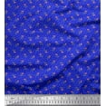 thumbnail image 1 of Soimoi Polyester Crepe Fabric Swirl,Triangle & Floral Artistic Printed Craft Fabric by The Yard 42 Inch Wide, 1 of 3