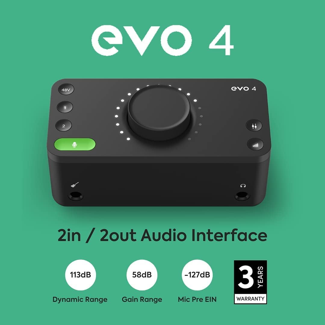 DTM・DAW AUDIENT Evo Start Recording Bundle Audient EVO Start Recording Bundle w/ USB Audio Interface