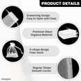 thumbnail image 2 of White Organza Bags - 200Pcs, Sheer 3x 4 Inch, Jewelry & Party Favor Bags with Drawstring, Mesh Gift Pouches for Wedding, Valentine's Day Party, 2 of 5