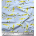 thumbnail image 1 of Soimoi polyester Crepe Fabric Flower Watercolor Printed Fabric 1 Yard 52 Inch Wide, 1 of 3