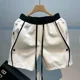 thumbnail image 4 of Pantalones cortos para hombre, pantalones deportivos con cordón, pantalones cortos de baloncesto para hombre, ropa de entrenamiento deportivo, personalizables, elásticos, elegantes a granel, 4 of 5