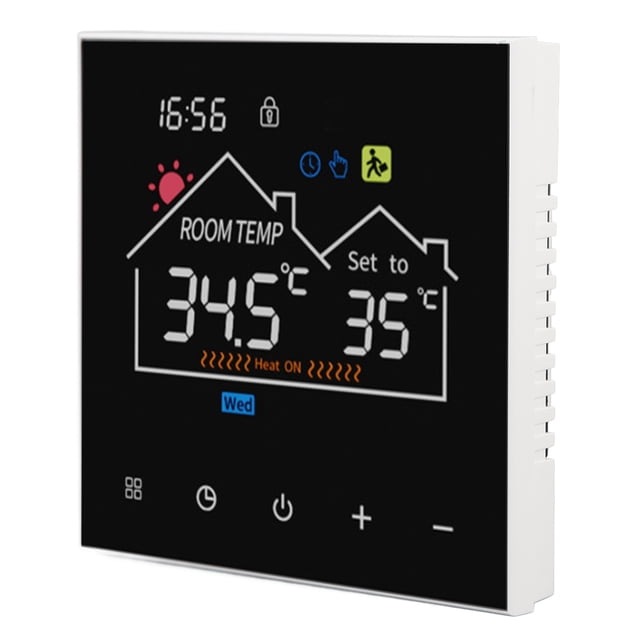 Smart Digital Thermostat Thermostat Programmable Temperature Controller Touchscreen Digital Temperature Controller for Hydronic Heating Boiler