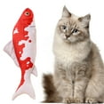 thumbnail image 3 of 2PCS Fish Cat Toy Simulated Realistic Plush Catnip Toy Cat Chew Toy Pet Bite Toy, 3 of 10