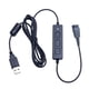 thumbnail image 1 of Adaptador de conector QD para auriculares Cable QD a conector USB Altavoz Volumen Micrófono Silenciar Teléfono Interfaz GN-OD, 1 of 3