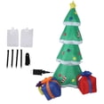 thumbnail image 2 of 6.9ft Inflatable Xmas Tree with LED Light, Tearproof and Waterproof Outdoor Yard Decorations, Easy Setup and Storage, Ideal for Winter Xmas Event Decoration, for Parks, Zoos, 2 of 7