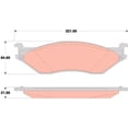 thumbnail image 2 of Balatas Ford F-450 Super Duty, 1999-2012 Del Semi Metálica Trw F-450 SUPER DUTY, 2 of 4