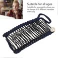 thumbnail image 4 of 2pcs Banana Hair Clips Fashionable Stretchy Vintage Clincher Comb Tool for Women, 4 of 4