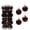 Brown, variant on LSLJS Christmas Tree Ball Ornaments, 2.36" Shatterproof Glitter Xmas Tree Hanging Decorations Multi-style Solid Color Baubles Ball Pendants Hanging Bauble Sphere Christmas Decorations(24 Pcs)