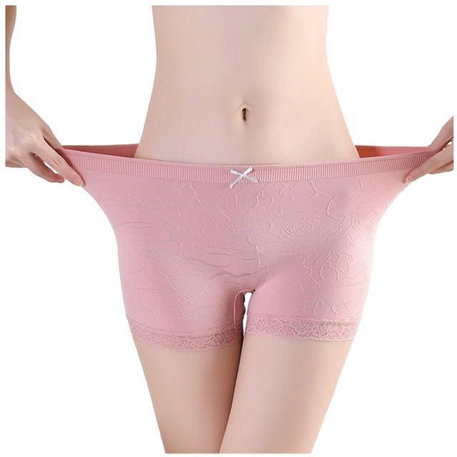 EHTMSAK Womens Boy Shorts Underwear Lace High Waisted Full Coverage