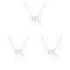 thumbnail image 2 of Collar de amistad de constelaciones Qarigey Ins doce signos del zodiaco colgante Escorpio Plata Type1 NO1, 2 of 6