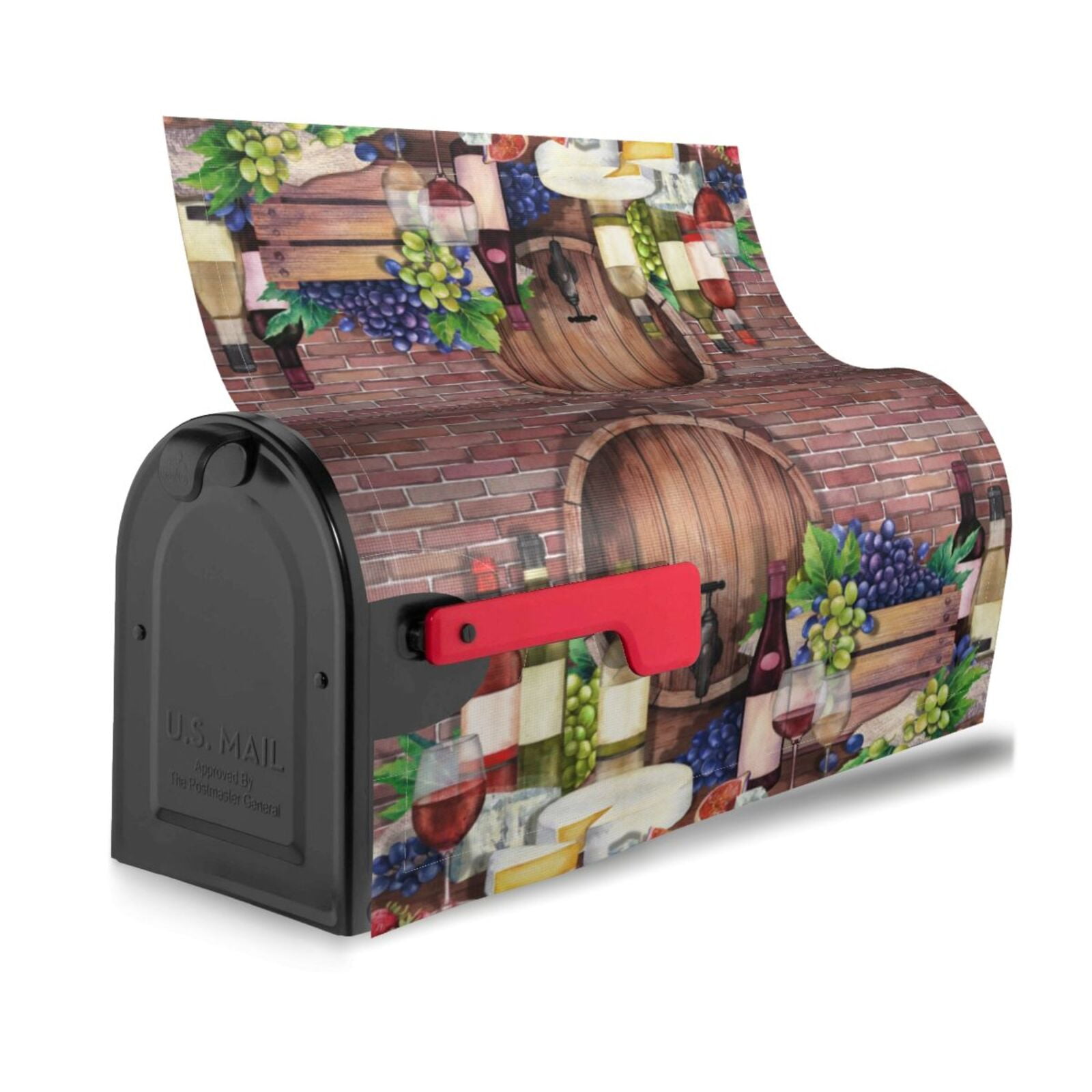 Kdxio Magnetic Mailbox Cover 25.5x21 in Mailbox Cover Outdoor Decoration Holiday Mailbox Covers for Home Garden Yard-25.5x21 in