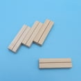 thumbnail image 3 of Hytrove 10 Pcs Support de Panneau de Table Clips Mémo Forme de Souche en Bois Jaune Clair Rustique x 2,7 x 2cm, 3 of 7