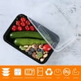 thumbnail image 4 of Tutuviw - Paquete de 20 recipientes reutilizables para preparar comidas, de 34 oz, con tapa de plástico transparente, desechables, para llevar, apilables, aptos para microondas, lavavajillas y, 4 of 7