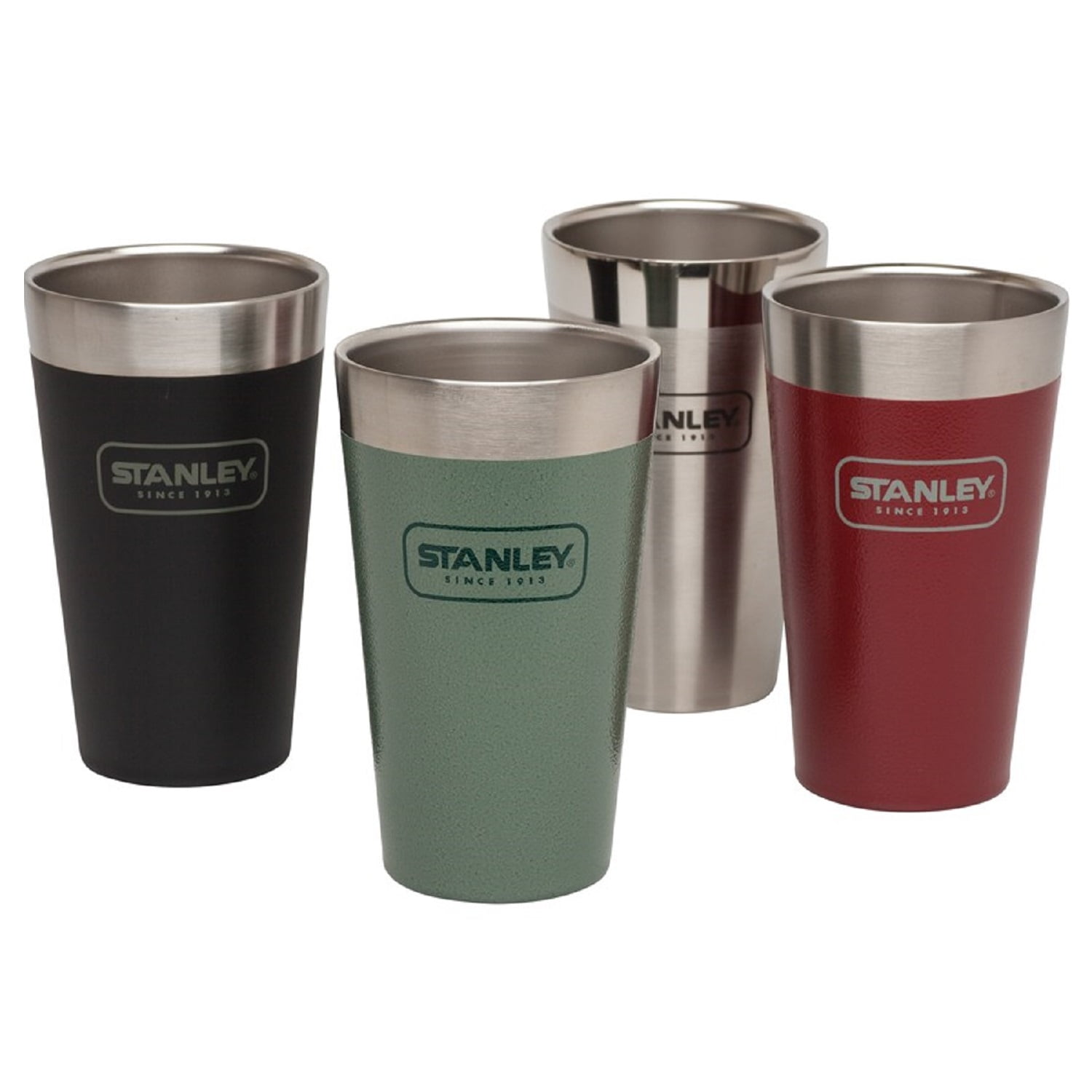 Assorted Colors 16oz Stanley Adventure Stacking Vacuum Pint Glass 4-Pack