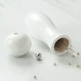 thumbnail image 4 of Hilingoto Ceramic 6-Inch Pepper Grinder Pepper Sea Salt Manual Grinder High-Value Seasoning Bottle Barbecue Tool White, Condiment Dispenser, A Seasoning Bottle, 4 of 4