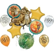 Lion King Birthday Party Supplies Safari Animals Balloon Bouquet Decorations