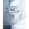 thumbnail image 2 of Duravit 231055-1Hole D-Code 17" Ceramic Vanity Top - White / Glazed Underside, 2 of 2