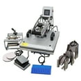 thumbnail image 4 of INTBUYING 9in1 Heat Press Machine Semi-Auto Cloth Mug Cap Pen Plate Sublimation Transfer for Art DIY, 4 of 14