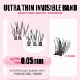 thumbnail image 3 of Kit de extensiones de pestañas Kisslily Flare con banda invisible, 3 of 6