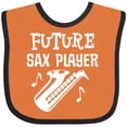thumbnail image 3 of Inktastic Future Saxophone Player Childs Music Boys or Girls Baby Bib, 3 of 4