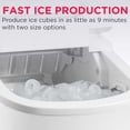 thumbnail image 4 of Frigidaire 26 lb. Countertop Ice Maker, Ice Machine with LED Controls, White, 4 of 13