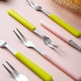 thumbnail image 7 of Stainless Steel Two-Prong Dessert Forks, Cake Forks for Fruit, Salad, Appetizers, Mirror Polished Finish, Elegant and Hygienic Design for Parties and Dining, 7 of 7